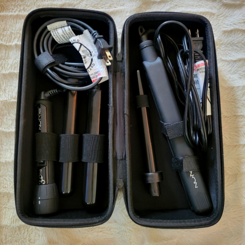 NuMe flat iron and 3-in-one curling wand bundle ($300+ value!)